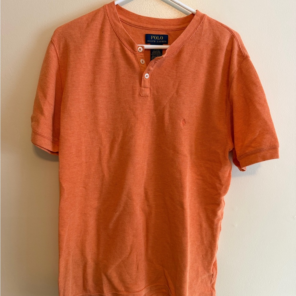 Polo by Ralph Lauren Men's Short Sleeve Orange Tee